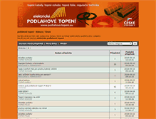 Tablet Screenshot of diskuze.podlahove-topeni.eu